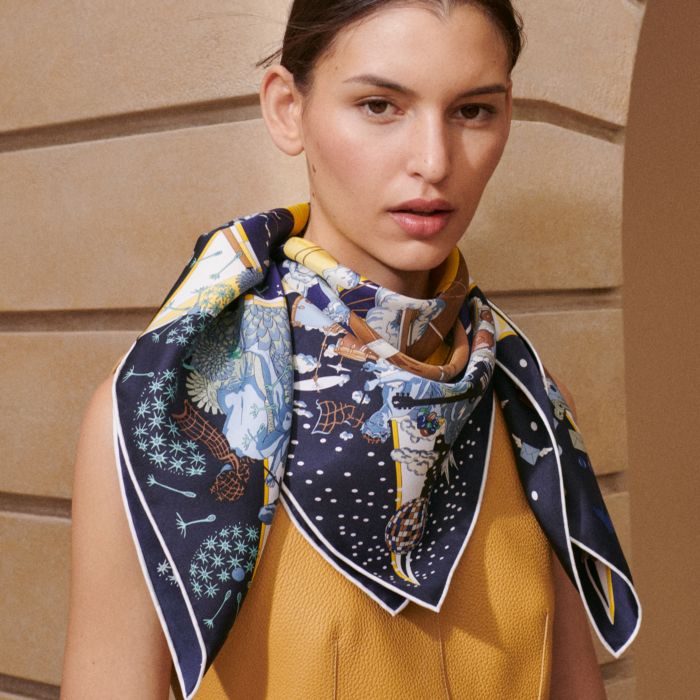 H Bayadere poncho blanket | Hermès Netherlands